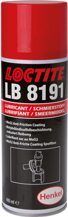 Exemplary representation: Loctite dry lubricant