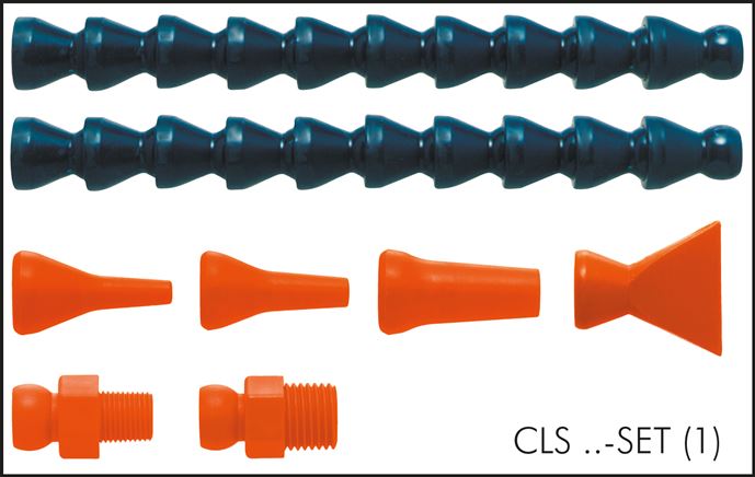 Exemplary representation: Articulated coolant hose system - Cool-Line 1/2", CLS 121-SET
