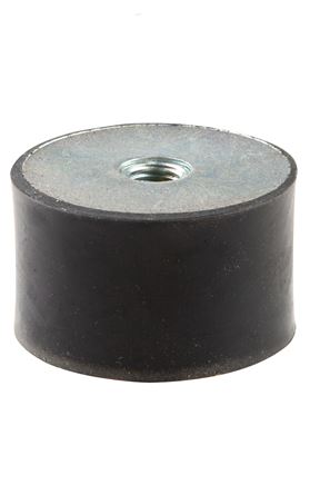 Exemplary representation: Rubber-metal buffer with female thread