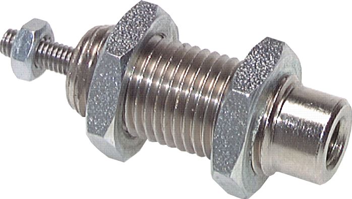 Exemplary representation: Screw-in cylinder with thread on piston rod