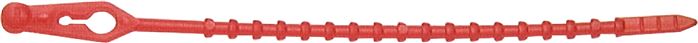 Exemplarische Darstellung: Lösbarer Kabelbinder / Sackverschluss, ein Befestigungsauge