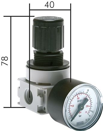 Exemplarische Darstellung: Druckminderer für Wasser & Luft - Multifix-Baureihe 0