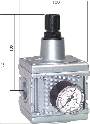 Exemplary representation: Pressure regulator - Multifix series 5