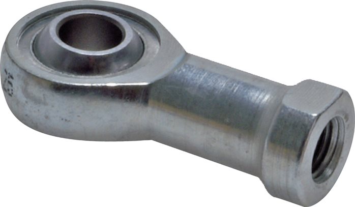 Exemplarische Darstellung: Gelenkkopf für Rundzylinder ISO 6432, Stahl verzinkt