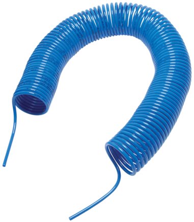 Exemplary representation: Polyamide spiral hose (axial outlet)
